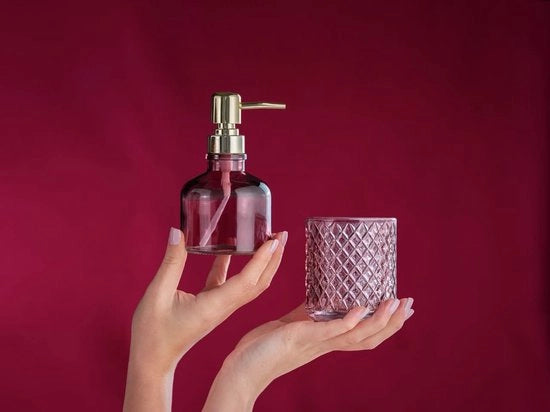 Dispensatore di Sapone con Testa di Pompa in Oro | Riscaldabile e Ideale per Ogni Lavabo