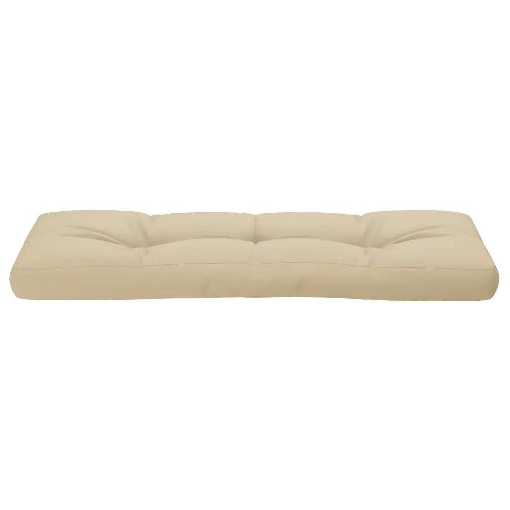 Cuscino per Pallet Beige 120x40x12 cm in Tessuto 360626