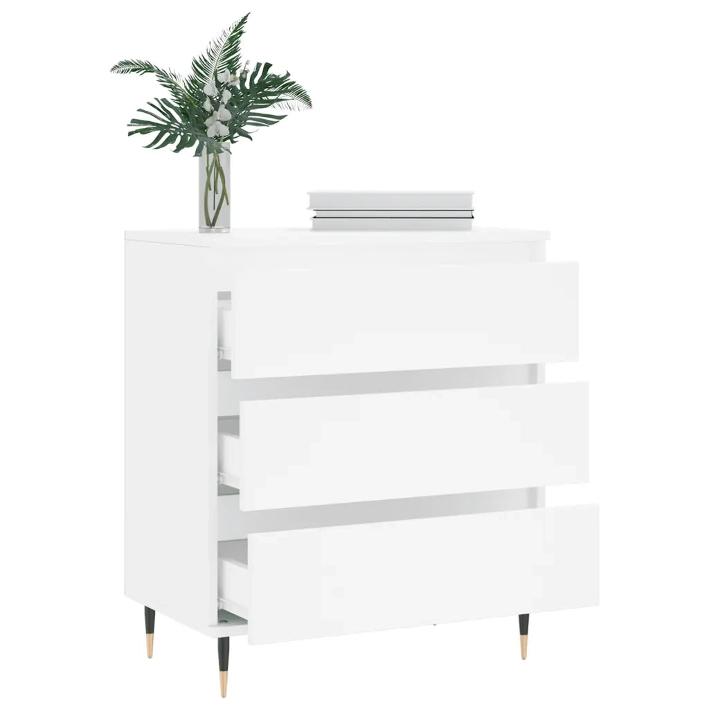 Credenza Bianca 60x35x70 cm in Legno Multistrato 827172