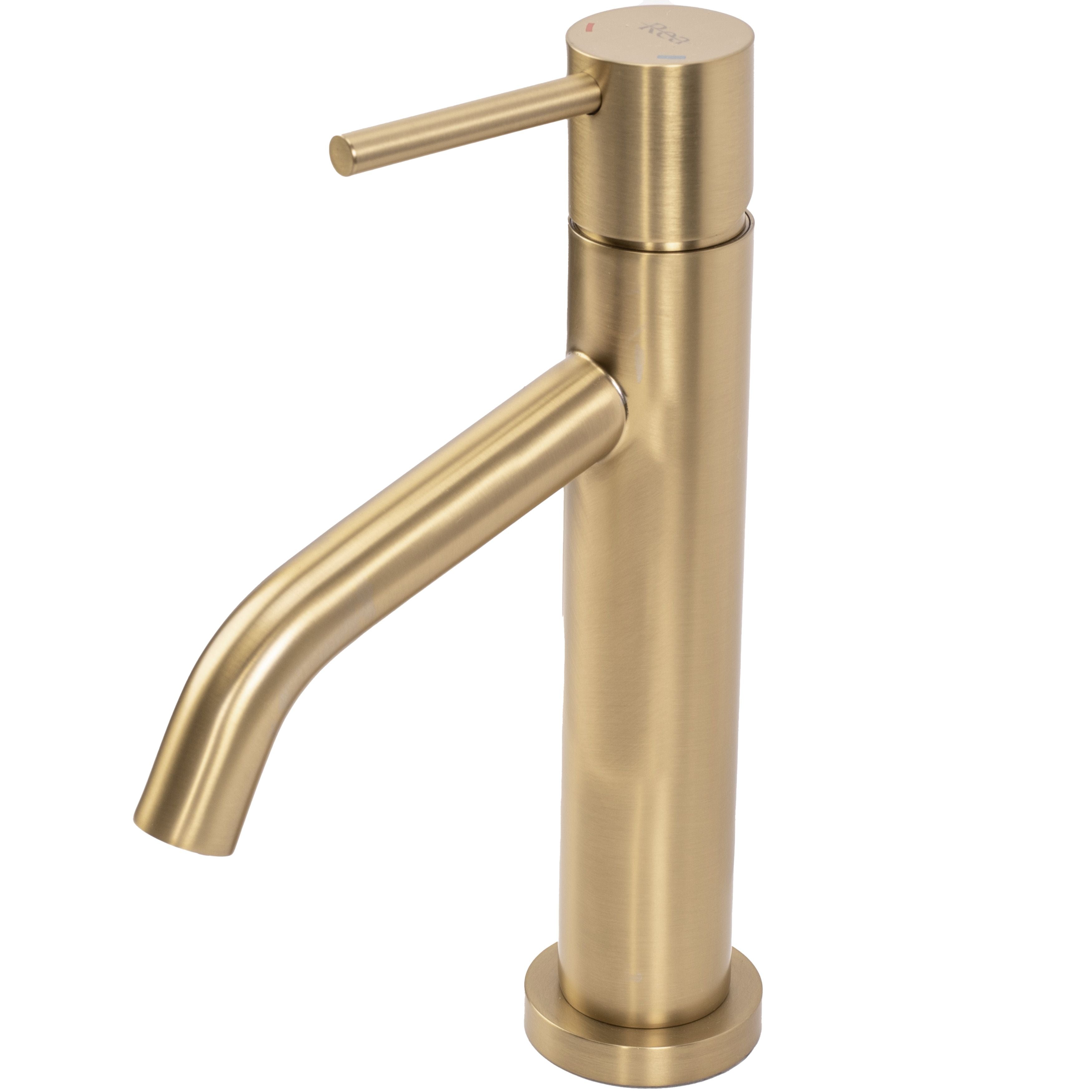 Rubinetto Da Lavabo Rea Levelbrush Gold