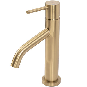 Rubinetto Da Lavabo Rea Levelbrush Gold