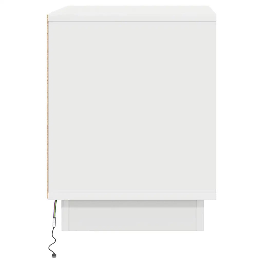Armadio da Notte Bianco 44 x 34,5 x 45 cm Legno multistrato 869562