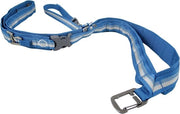 Porta cani da spalla, Riem di trasporto per passeggiate con cani, regolabile, compatibile MOLLE, Blu costiero