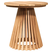 Tavolino da Giardino | Tavolo laterale Marrone 50 x 50 x 49,5 cm Legno di teak solido