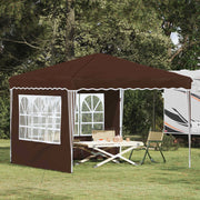 Tenda per feste a pop-up 288 x 288 x 245 cm Marrone