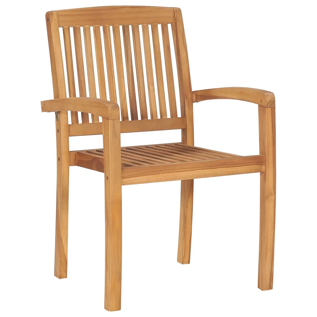 Sedie da Giardino 2 pz | Sedie da Esterno con Cuscini Grigi Massello di Teak