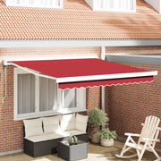 Tenda Retrattile Automatica Rossa 300x250 cm