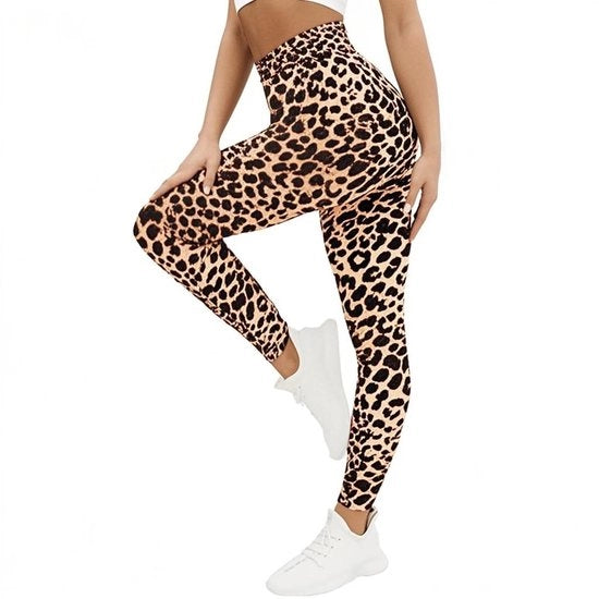 Leggins con Alta Cintura - Ademabile - Pantalon Sportivo - Pantalon Yoga Donna - Cotone - Comfortevole Modellatura - Pantalon Yoga