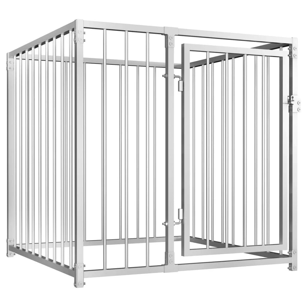 Cuccia da esterno gabbia recinto per animali box per cani da esterno 100 cm 02_0000337