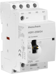 Protezione domestica modulare - 25A - 4 poli - Comando manuale - 220V AC - Sicurezza - Adatto per rail DIN - Modello HS