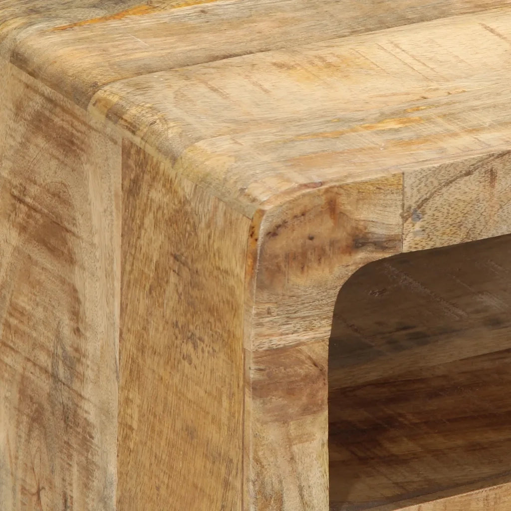 Mobile Porta TV 105x46x32 cm in Massello di Mango Grezzo 4104523