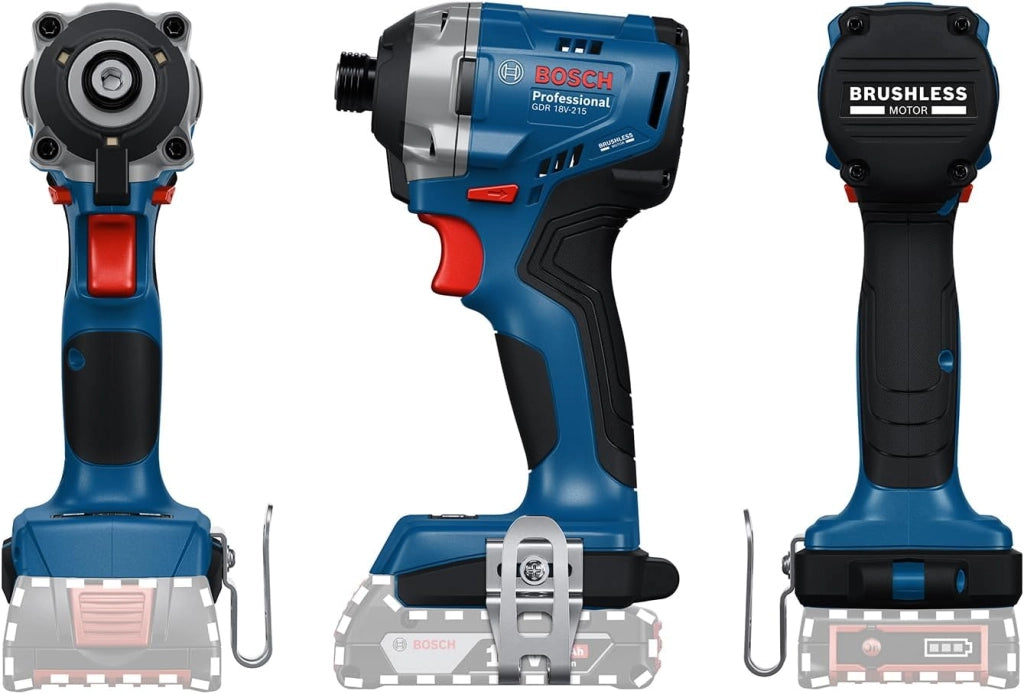 Bosch Professional 18V System Avvitatore con percussione a batteria GDR 18V-215 (incl. L-BOXX, senza batteria/caricabatteria)