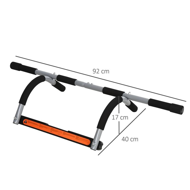 BARRA PER TRAZIONI A PRESSIONE CON INSTALLAZIONE  SU PORTA 92 X 40 X 17 CM