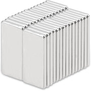 Magnetodi neodimio, magneti rettangolari, magneti forti, magneti rettangolari, magneti per frigorifero, per lavagne magnetiche, per armadi cucina, lavagne magnetiche (24, 30x10x3mm)
