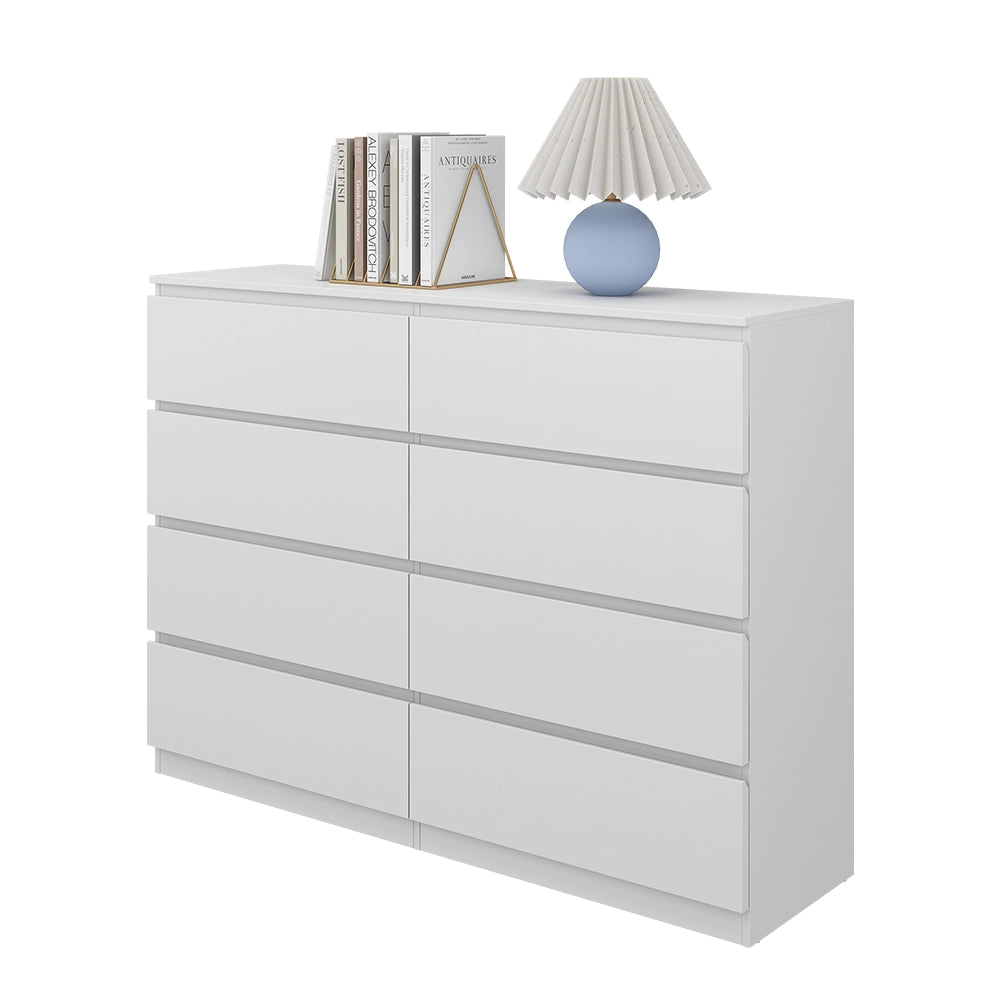 Vicco Cassettiera Bianco 39 x 101.5 cm