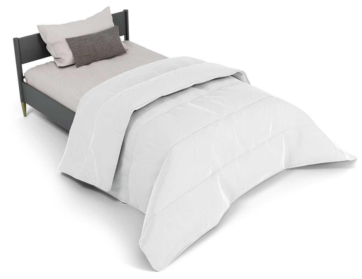 Piumino Interno Singolo 100gr Trapuntato Bianco