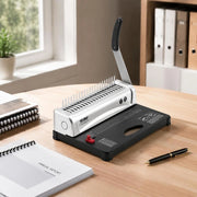 Binding Machine, Comb Binding Machine, 21-hole Binding, 450 Sheets, Bookbinding Machine With 100 3/8 Inch Comb Binding Spines, For Letter Size, A4, A5