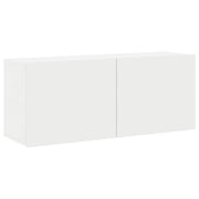 Mobile TV a Parete | Armadietto TV | Mobile Porta TV Bianco 100x30x41 cm