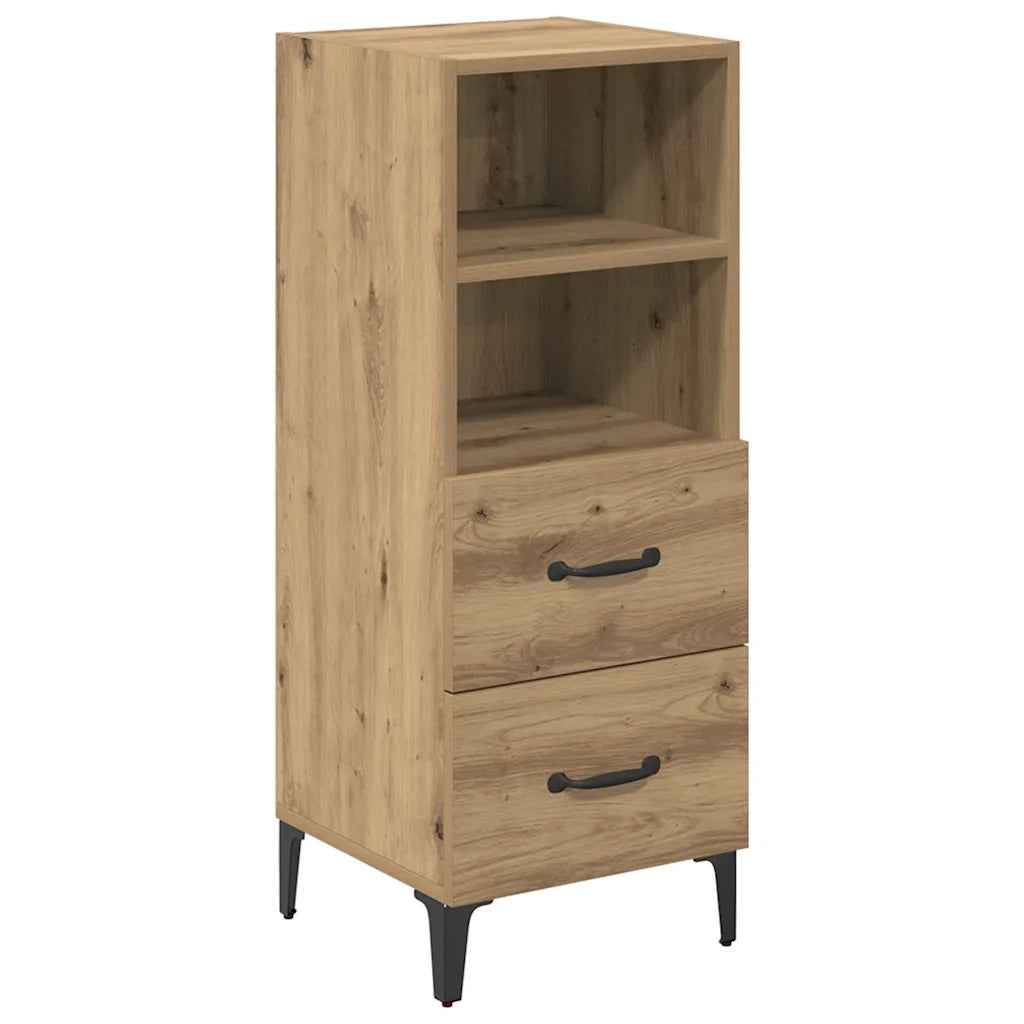 Credenza-Buffet-Armadio da cucina rovere artigianale 34 x 34.5 x 90 cm Legno multistrato 857591