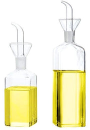 Dispensatore di olio d'oliva - progettazione senza residui - 1 pezzo - vetro alimentare sicuro