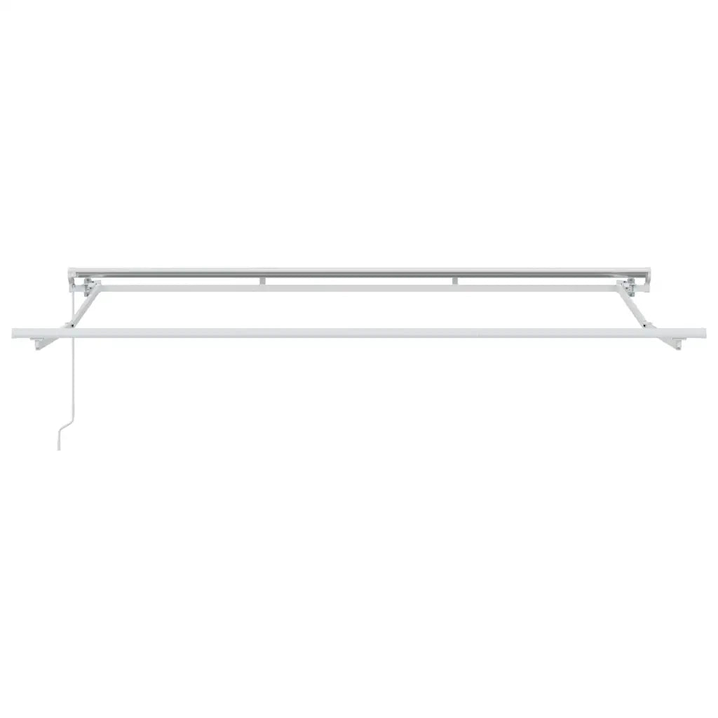 Struttura della tenda Regolabile-Telaio per tenda da sole Bianco 3,5 x 2 m Acciaio 402609
