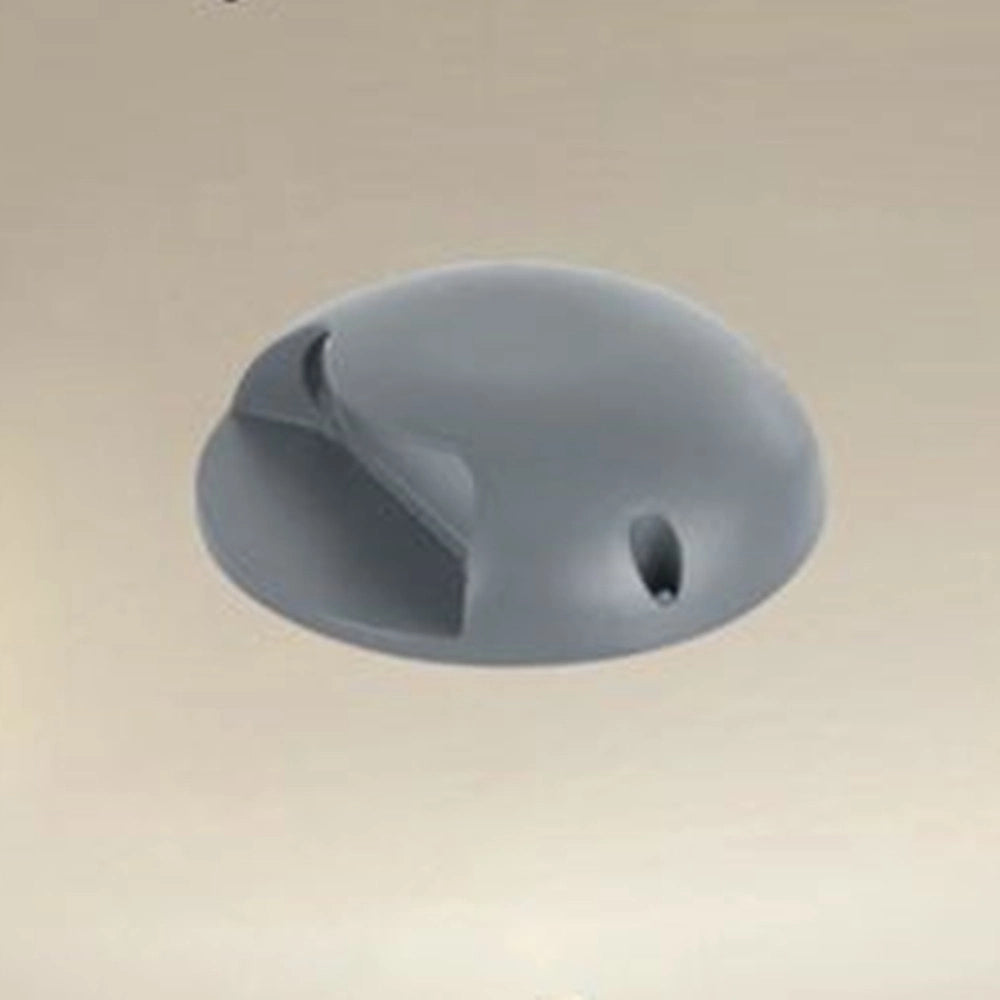 Trade Shop - Mini Faretto Segnapasso Led 4 Watt Rotondo Grigio 440lm Luce Naturale 4000k 33627 -