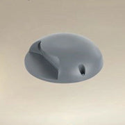 Trade Shop - Mini Faretto Segnapasso Led 4 Watt Rotondo Grigio 440lm Luce Naturale 4000k 33627 -