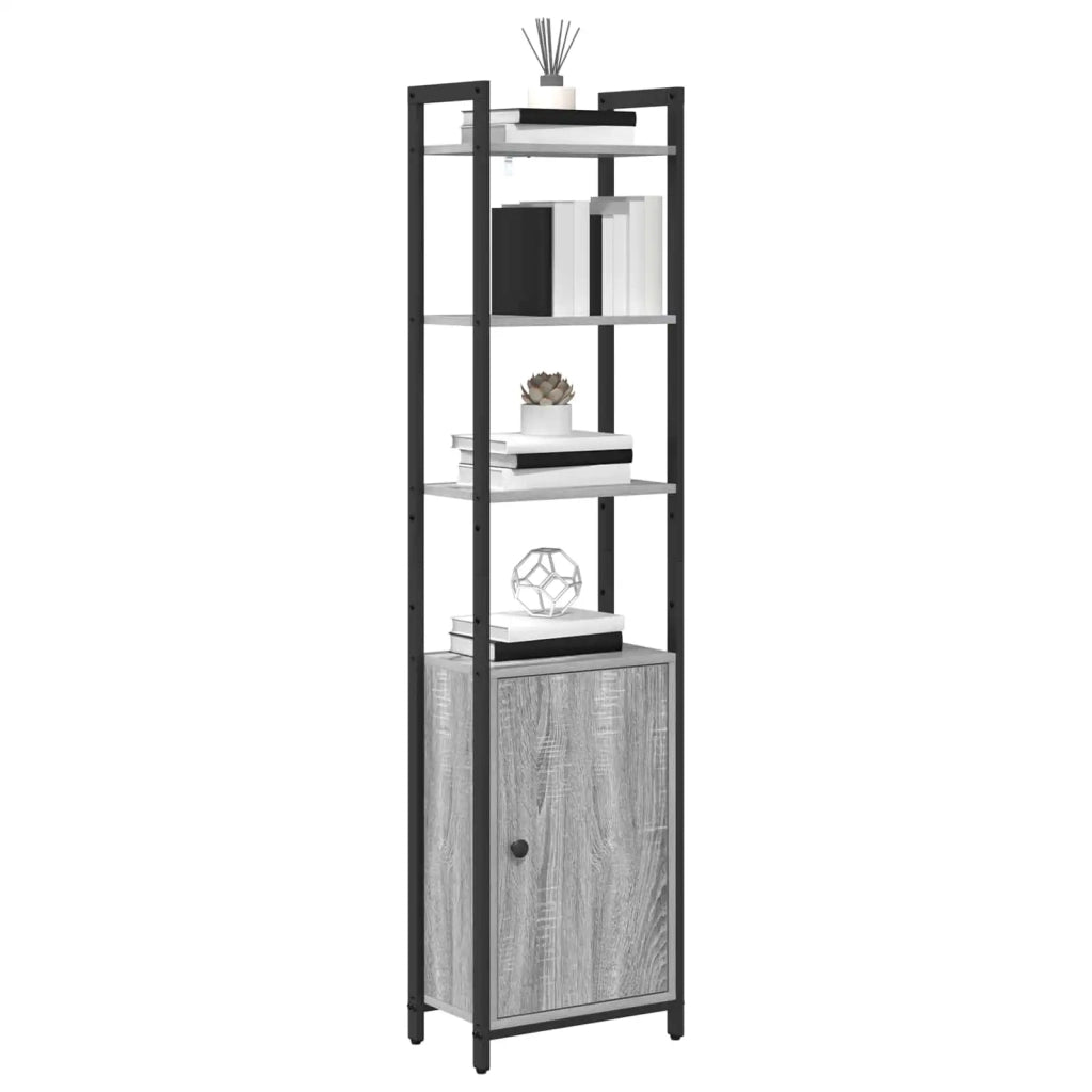 Armadio per Libri Grigio Sonoma 40 x 24 x 161 cm