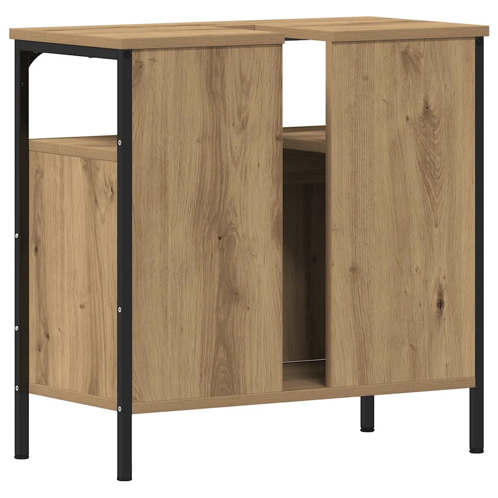 vidaXL Mobile Lavabo Bagno Rovere Artigianale 60x30x60cm Truciolato