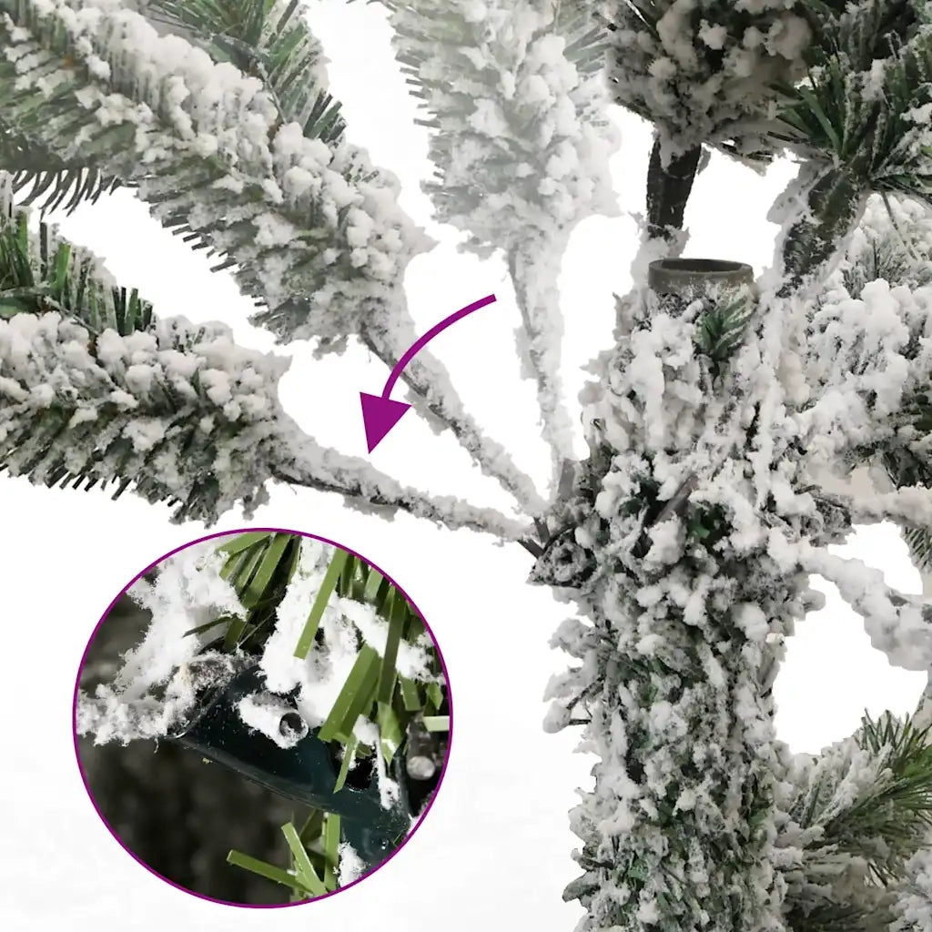 Albero Natale Incernierato con 300 LED e Palline 300 cm 3210178