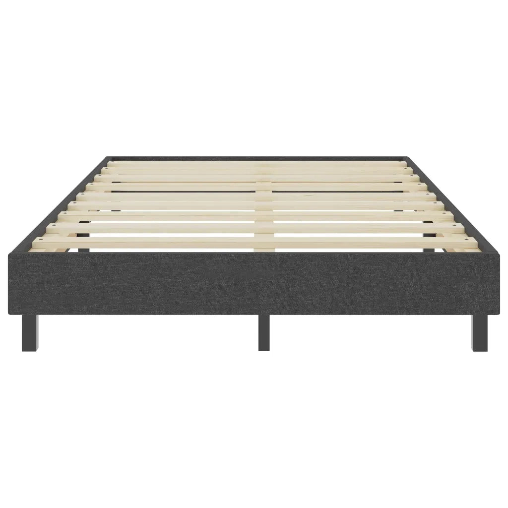 Letto a Molle Grigio Scuro in Tessuto 120x200 cm 3054707