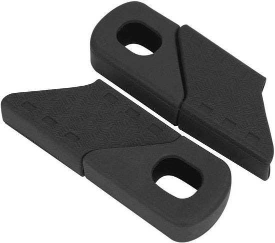 Protezione Articolo Crank in Silicone per Bicicletta - Adatto per la maggior parte delle biciclette - Nero