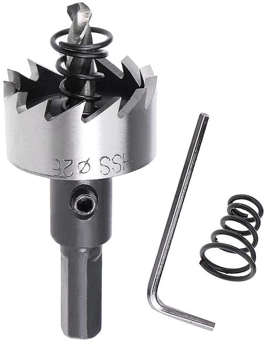 Sega a mano Alta Velocità - HSS-Carbide Acciaio - Lame 26 mm - Profondità di apertura 15 mm - Resistente allo shock - Resiste alla corrosione e è duraturo - Per forare