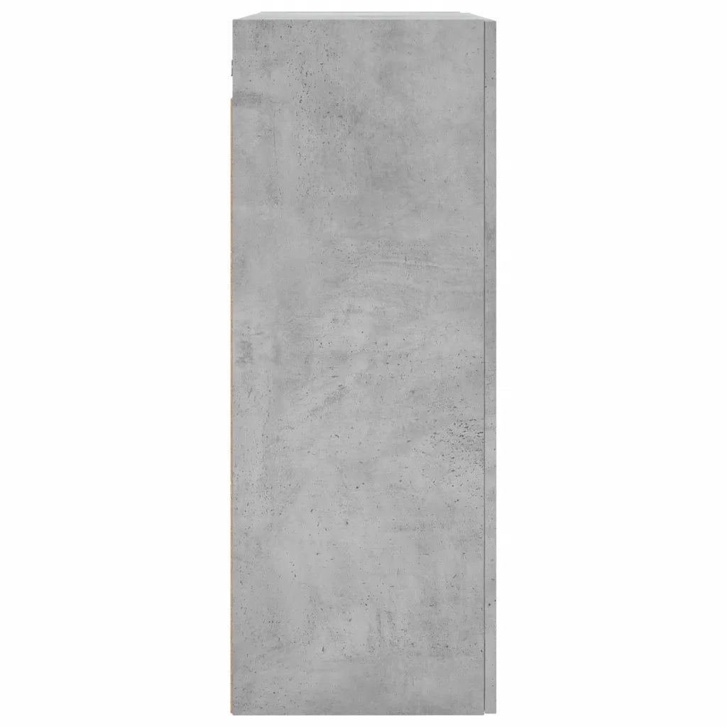 Armadietti a Parete 2 pz Grigio Cemento in Legno Multistrato CFW7257243