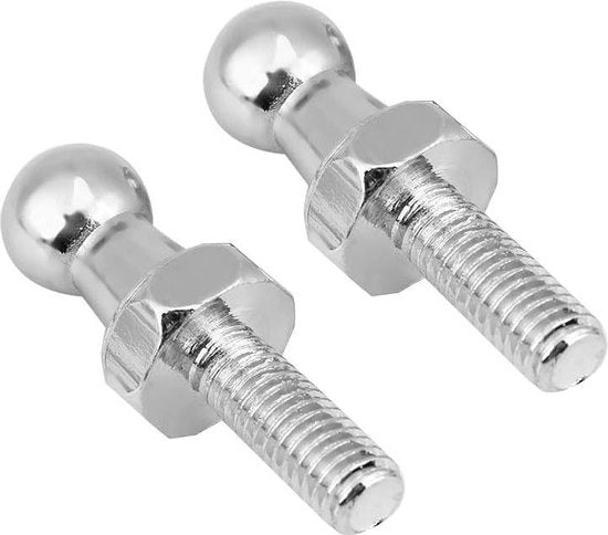 Kit di fissaggio per gasveren a 2 pezzi con bullone M6 per auto, set di accessori di fissaggio per gasveren con estremità a sfera per coperchio.