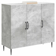 Credenza | Madia | Buffet da pranzo | Armadio da pranzo Grigio Cemento 89 x 34,5 x 80 cm Legno ingegnerizzato