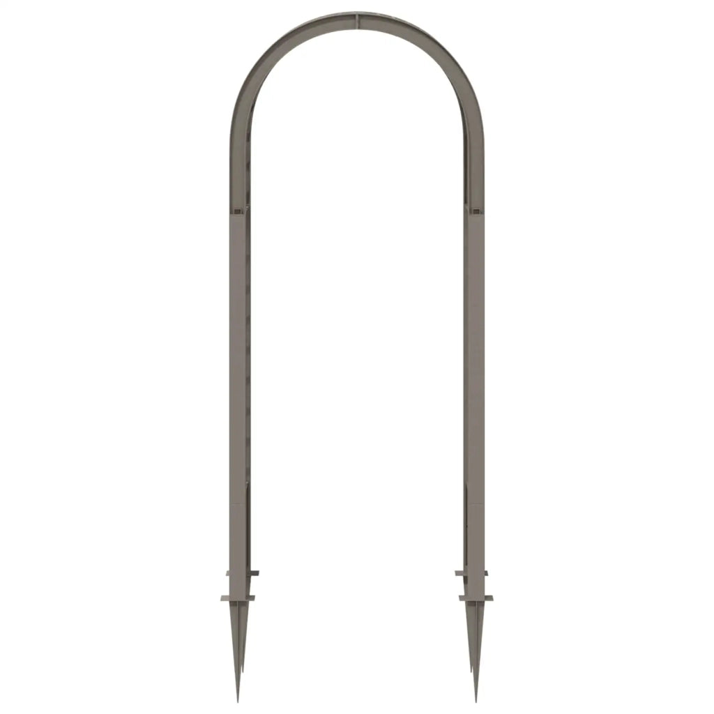 Arco di rose con punte Grigio 97 x 43 x 218 cm PP CFW6868586