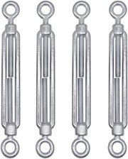 Set di viti e bulloni a occhiello - acciaio inox - set da 4 - M6