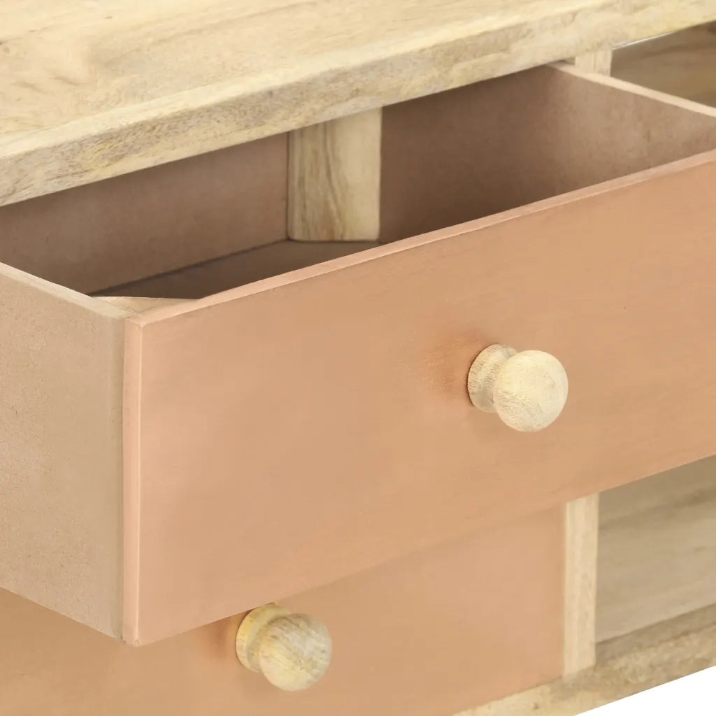 Mobile TV | Armadietto TV | Mobile Porta TV 110x30x45 cm in Legno Massello di Mango
