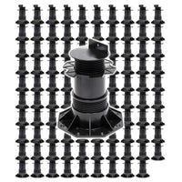 Set 100 supporti per pavimenti galleggianti Altezza regolabile 140-210mm Max 2700 kg Piedini per decking