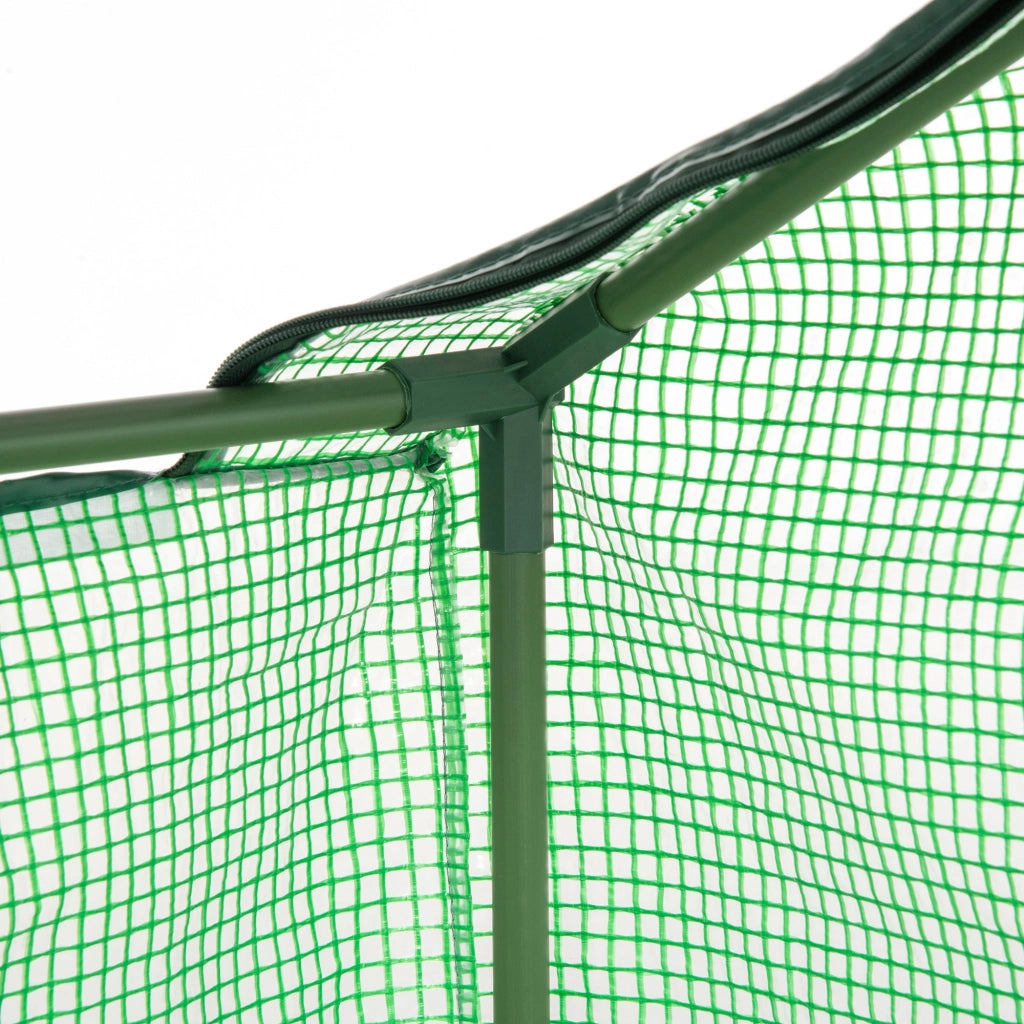 Mini Serra da Giardino 180x90x70 cm in Polietilene Verde