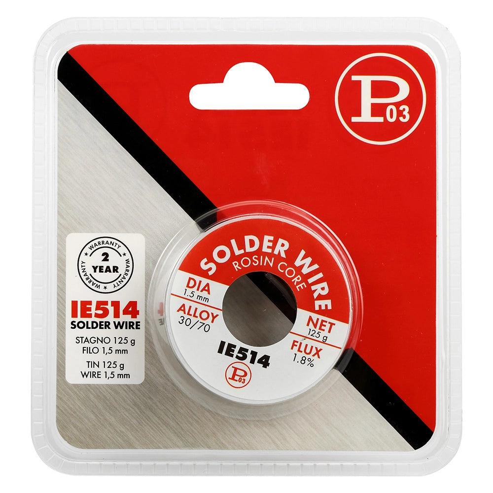 FILO STAGNO PER SALDARE 125 g. - 1.5 mm - PROJECT