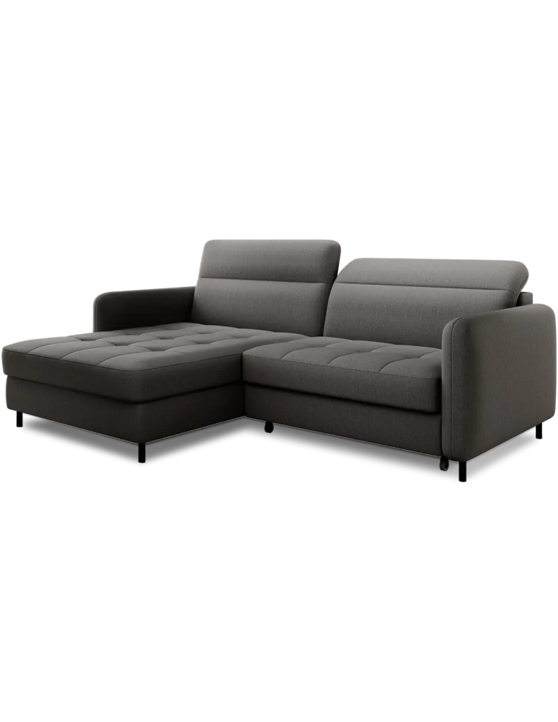 Divano ad angolo collezione GOUMSI colore Grigio scuro