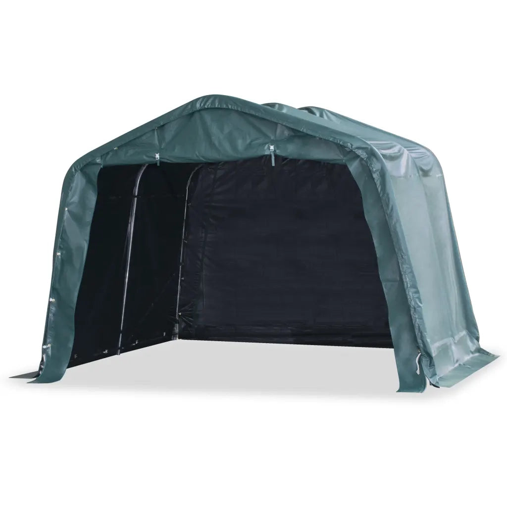 Tendone Bestiame Rimovibile PVC 550 g/mÂ² 3,3x3,2 m Verde Scuro cod mxl 72532