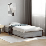 Giroletto senza Materasso-Struttura Letto Rovere Sonoma 90x190 cm 911763