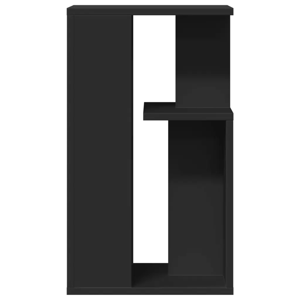Tavolino Nero 35x35x60 cm in Legno Multistrato