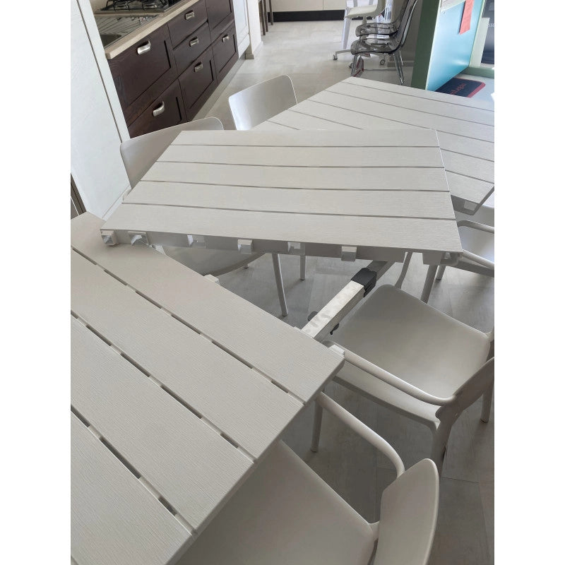 Tavolo Allungabile Monaco 160-230x98x75h cm 3 colori - Bianco