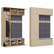 Guardaroba HAGA III/1sz2w rovere sonoma + 2x appendiabiti