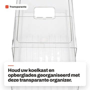 Organizzatore in plastica trasparente per contenitori di magazzino - cassetti da magazzino - contenitori per magazzino - cassetti da archiviazione