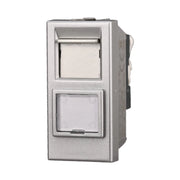 Connettore Rete Presa Dati RJ45 CAT6 Colore Grigio Compatibile Con Bticino Axolute